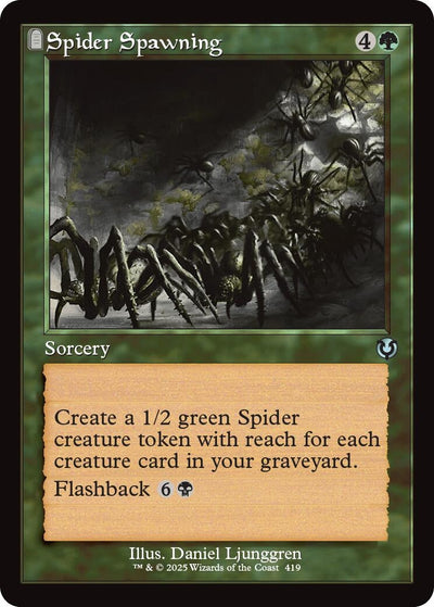 Spider Spawning (Retro Frame) (419) (INR)