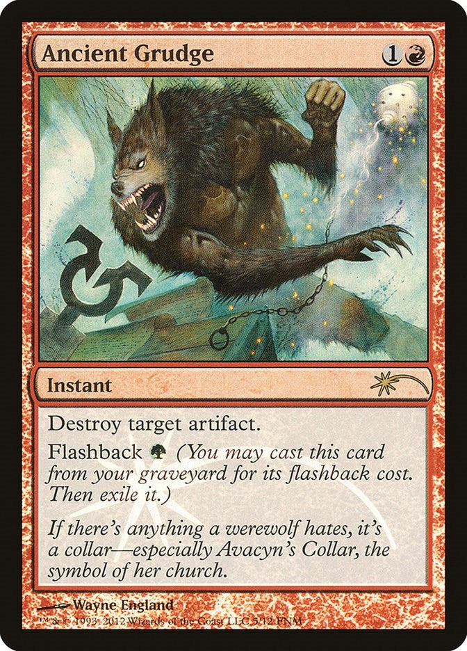 Image for Ancient Grudge (5) (FNM) - Magic: The Gathering