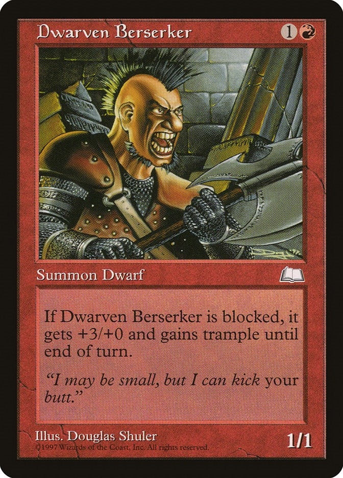 Image for Dwarven Berserker (WTH) - Magic: The Gathering