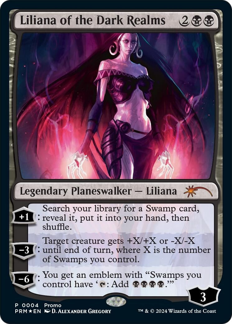 Image for Liliana of the Dark Realms (4) (MEDIA) - Magic: The Gathering