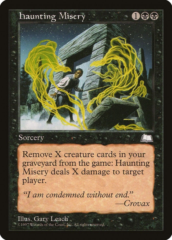 Image for Haunting Misery (WTH) - Magic: The Gathering