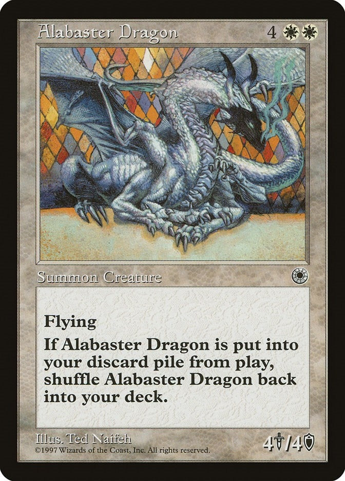 Image for Alabaster Dragon (POR) - Magic: The Gathering
