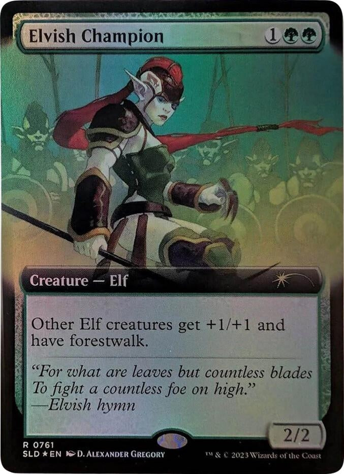 Image for Elvish Champion (Extended Art) (761) (SLD) - Magic: The Gathering