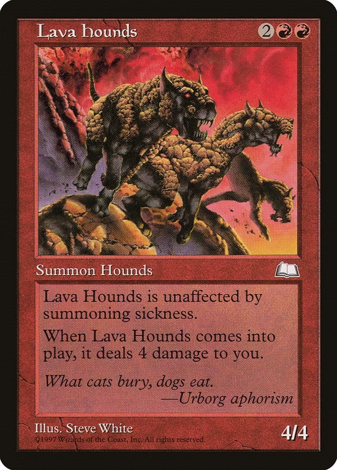 Image for Lava Hounds (WTH) - Magic: The Gathering