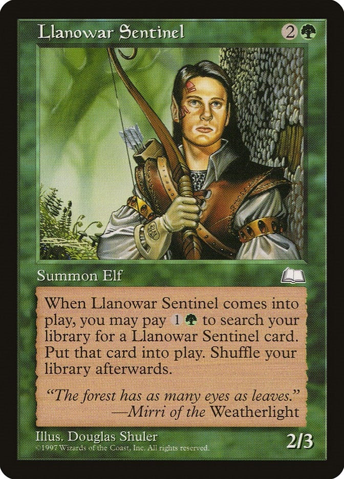 Image for Llanowar Sentinel (WTH) - Magic: The Gathering