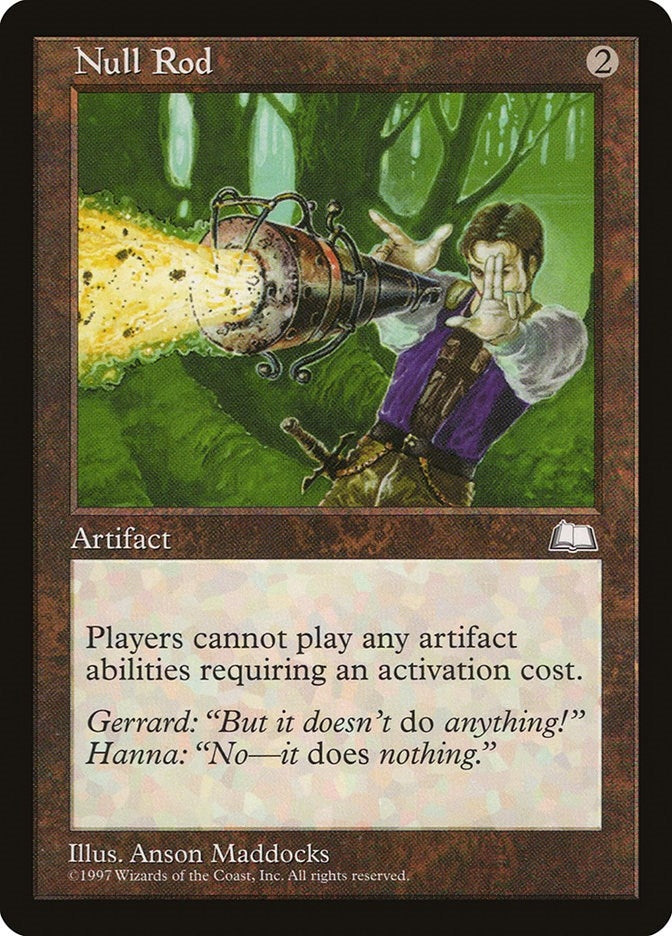 Image for Null Rod (WTH) - Magic: The Gathering