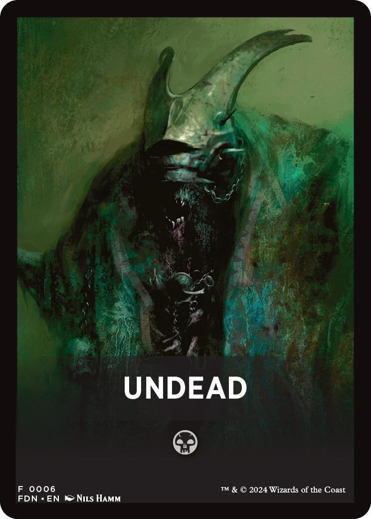 Image for Undead Theme Card (6) (FDN) - Magic: The Gathering