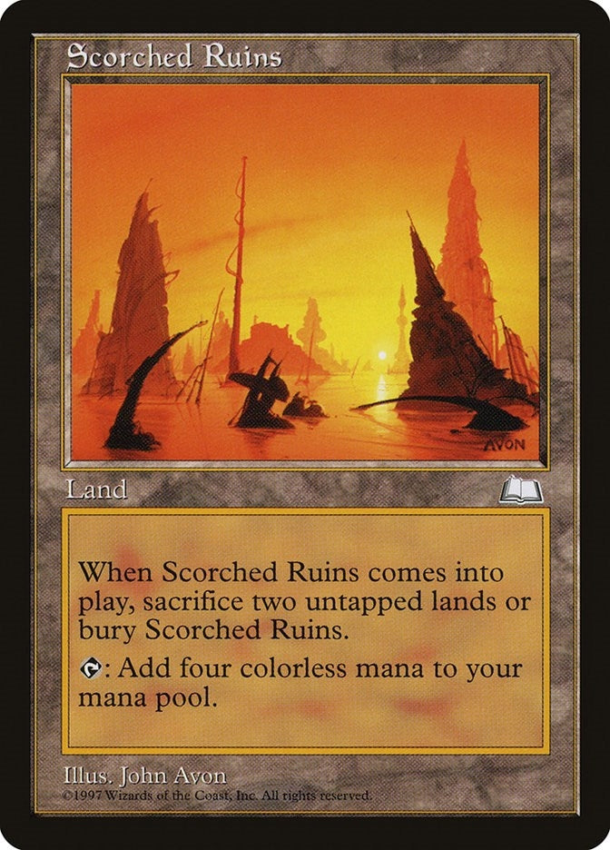 Image for Scorched Ruins (WTH) - Magic: The Gathering