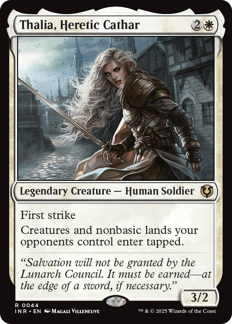 Image for Thalia, Heretic Cathar (44) (INR) - Magic: The Gathering