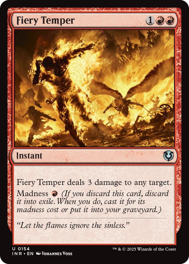 Image for Fiery Temper (154) (INR) - Magic: The Gathering
