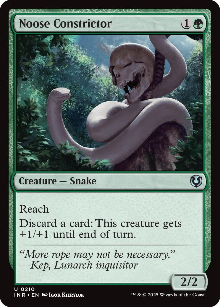 Image for Noose Constrictor (210) (INR) - Magic: The Gathering
