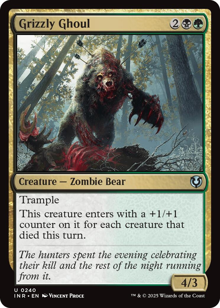 Image for Grizzly Ghoul (240) (INR) - Magic: The Gathering
