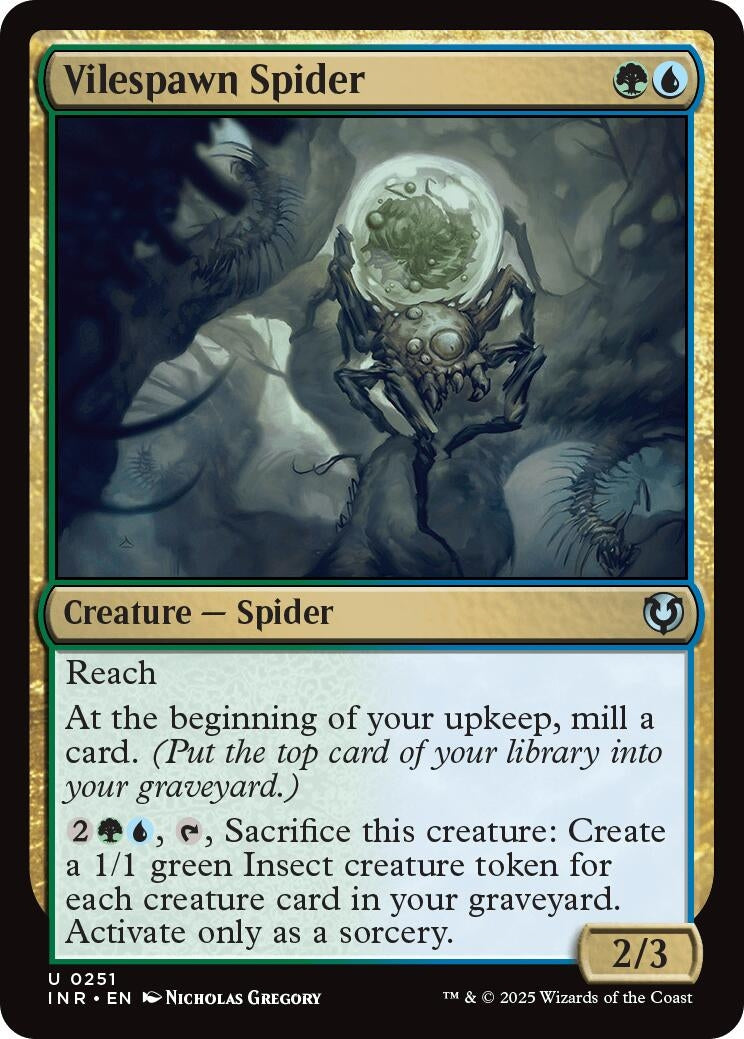 Image for Vilespawn Spider (251) (INR) - Magic: The Gathering