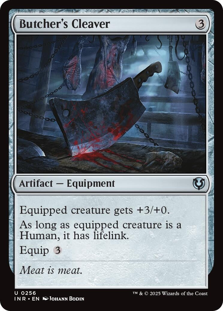 Image for Butcher's Cleaver (256) (INR) - Magic: The Gathering