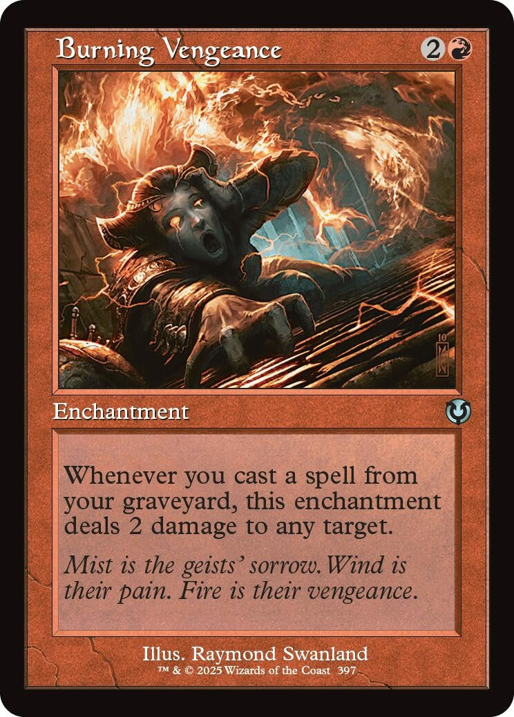 Image for Burning Vengeance (Retro Frame) (397) (INR) - Magic: The Gathering