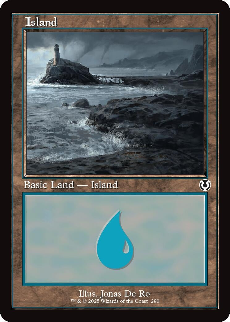 Image for Island (290) (Retro Frame) (290) (INR) - Magic: The Gathering