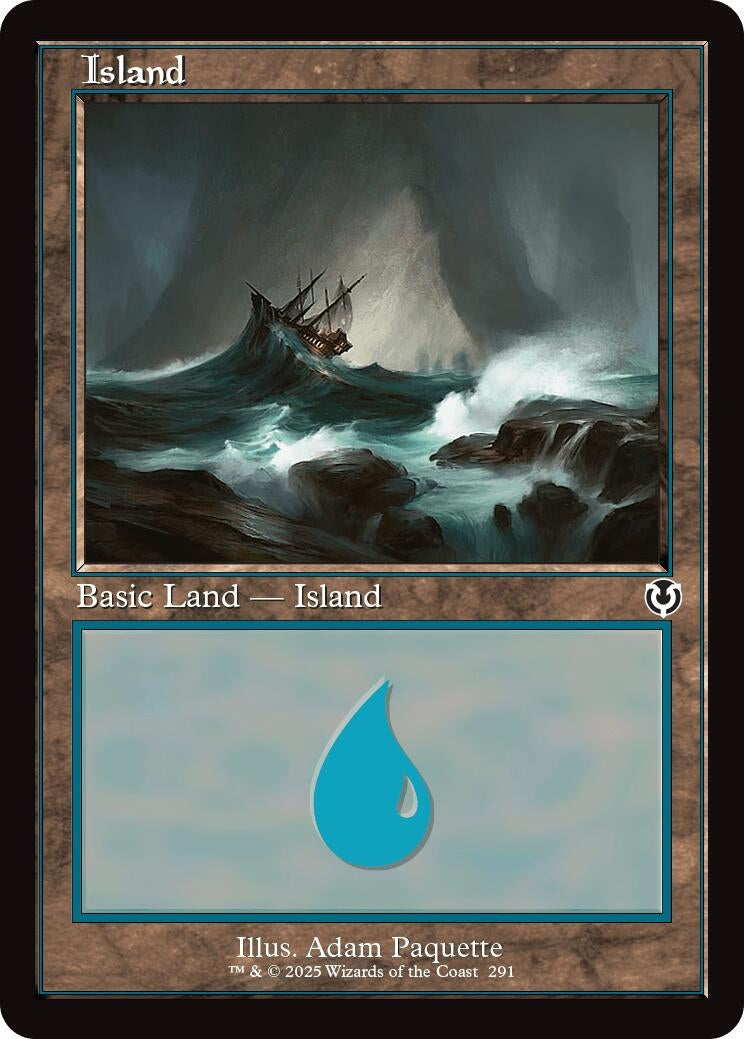 Image for Island (291) (Retro Frame) (291) (INR) - Magic: The Gathering