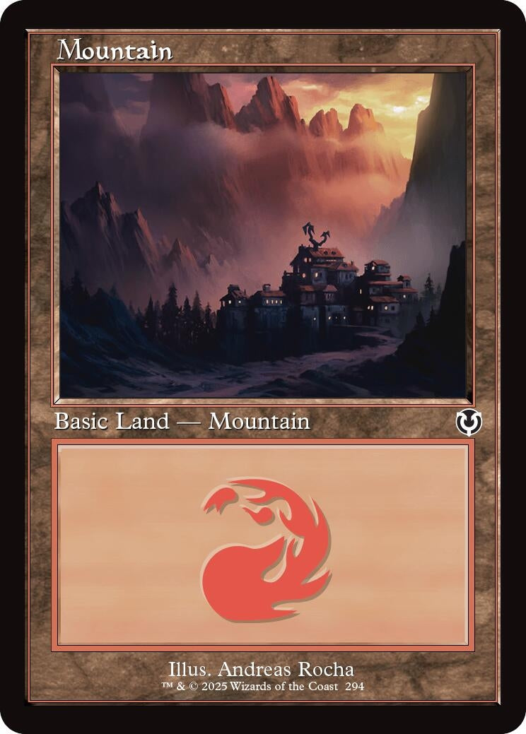Image for Mountain (294) (Retro Frame) (294) (INR) - Magic: The Gathering