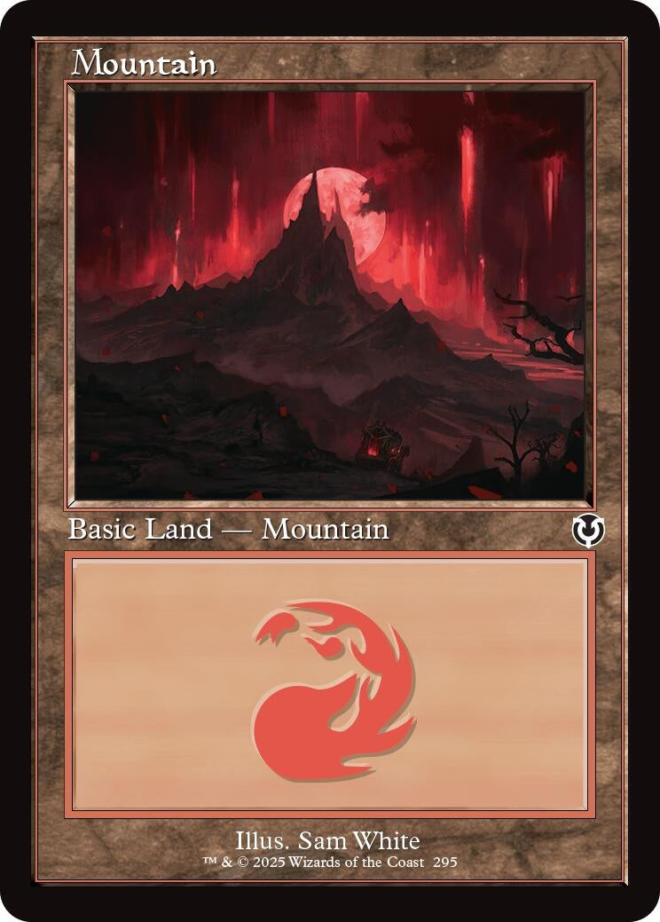 Image for Mountain (295) (Retro Frame) (295) (INR) - Magic: The Gathering