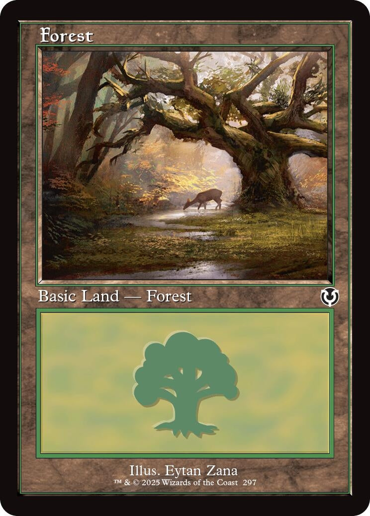 Image for Forest (297) (Retro Frame) (297) (INR) - Magic: The Gathering