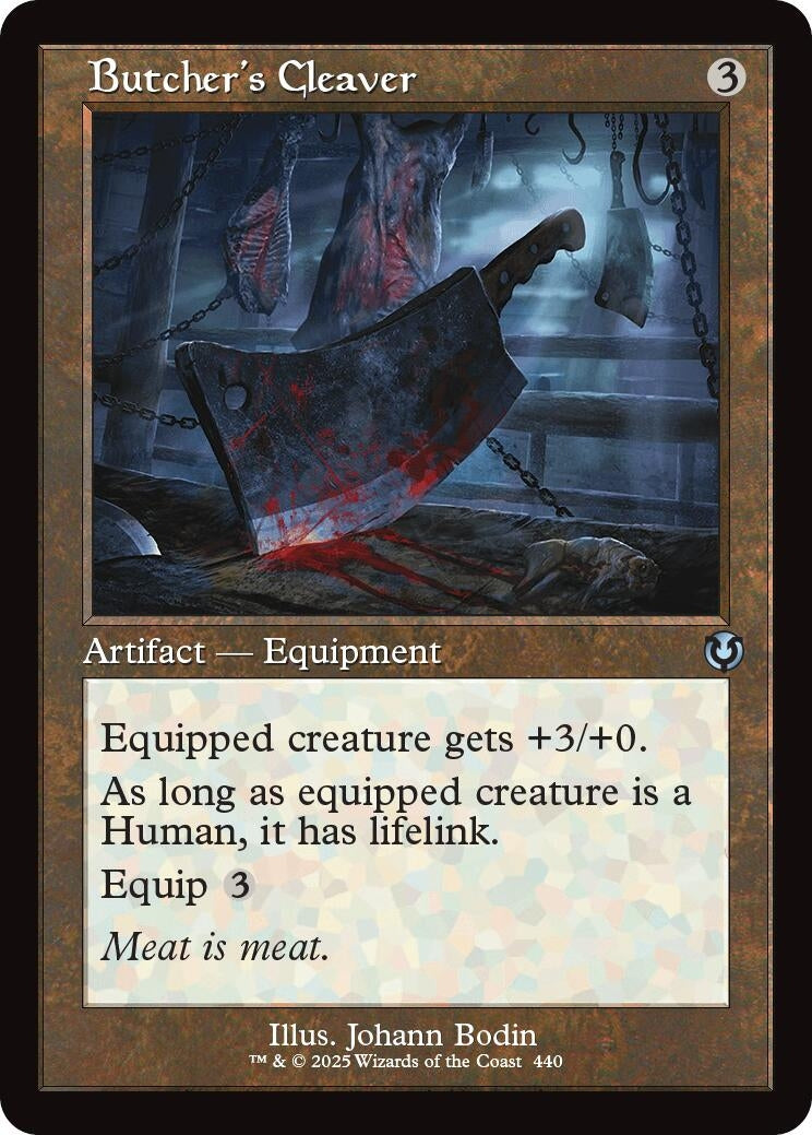 Image for Butcher's Cleaver (Retro Frame) (440) (INR) - Magic: The Gathering