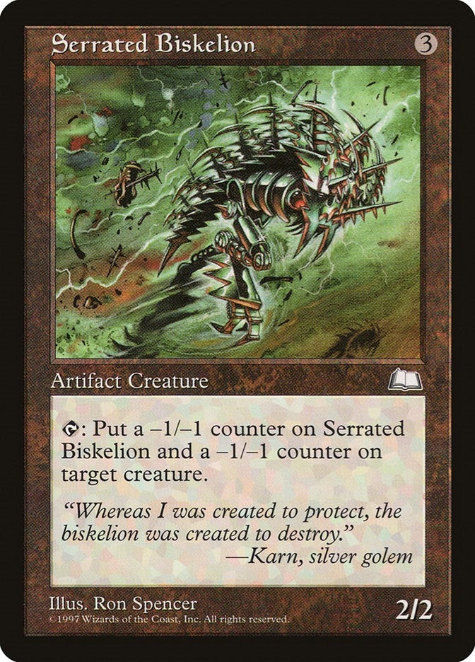 Image for Serrated Biskelion (WTH) - Magic: The Gathering