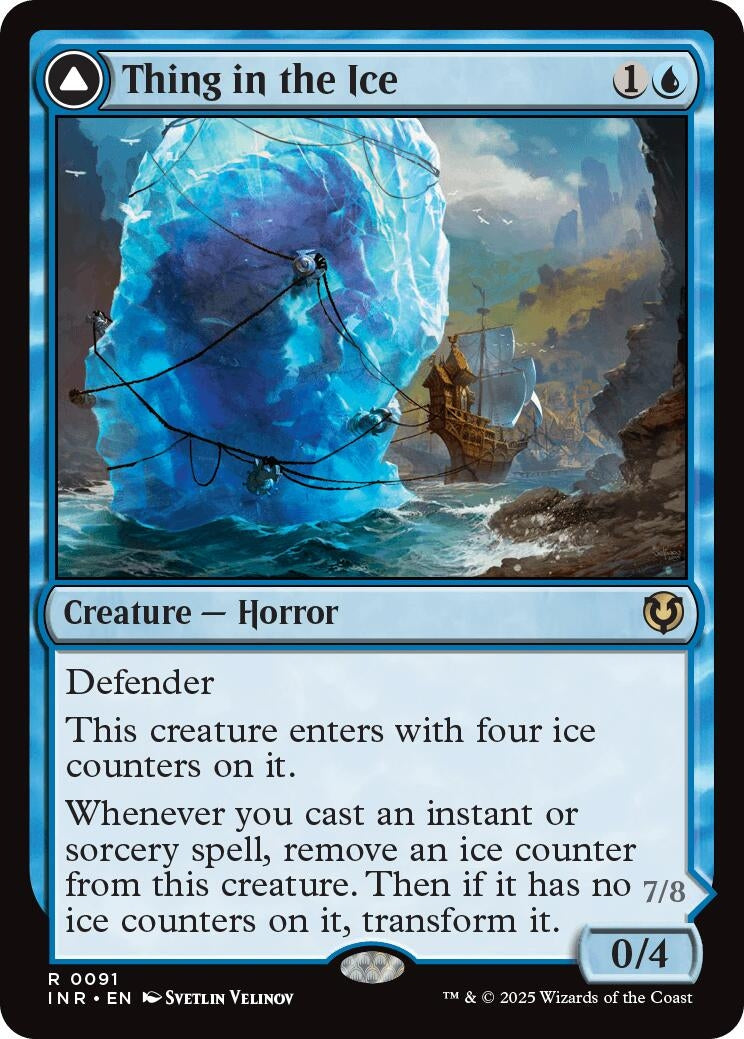 Image for Thing in the Ice (91) (INR) - Magic: The Gathering
