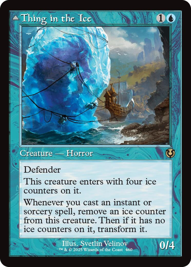 Image for Thing in the Ice (Retro Frame) (460) (INR) - Magic: The Gathering