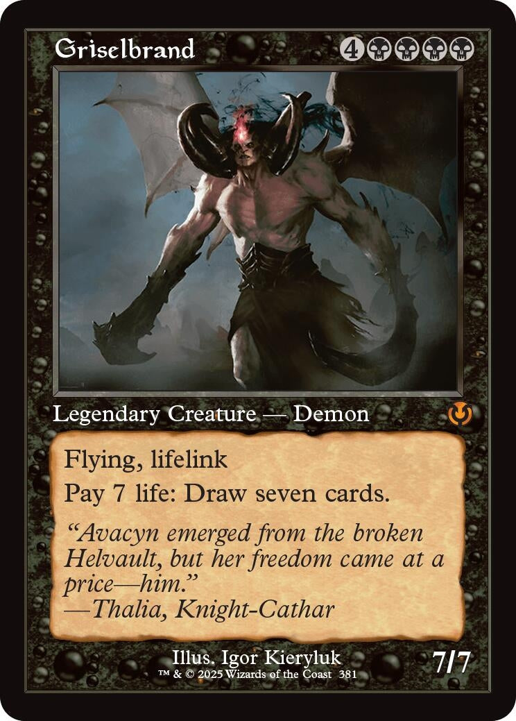 Image for Griselbrand (Retro Frame) (381) (INR) - Magic: The Gathering