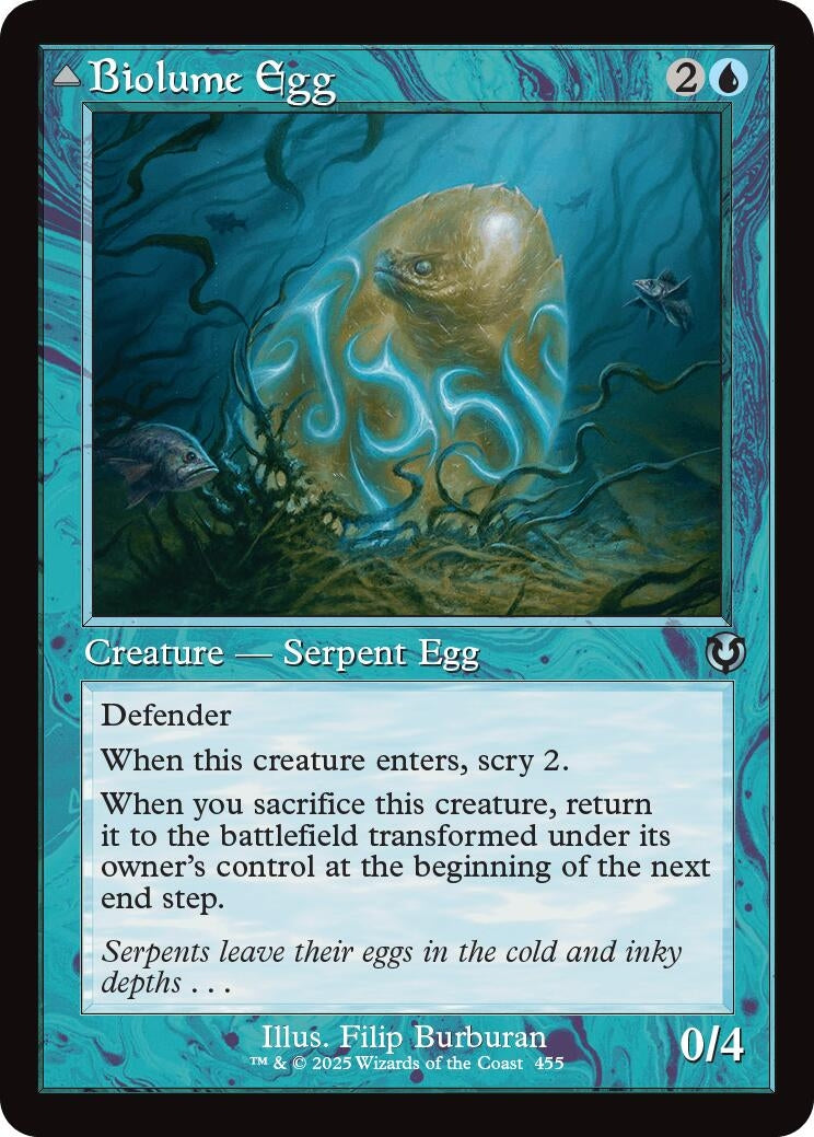 Image for Biolume Egg (Retro Frame) (455) (INR) - Magic: The Gathering