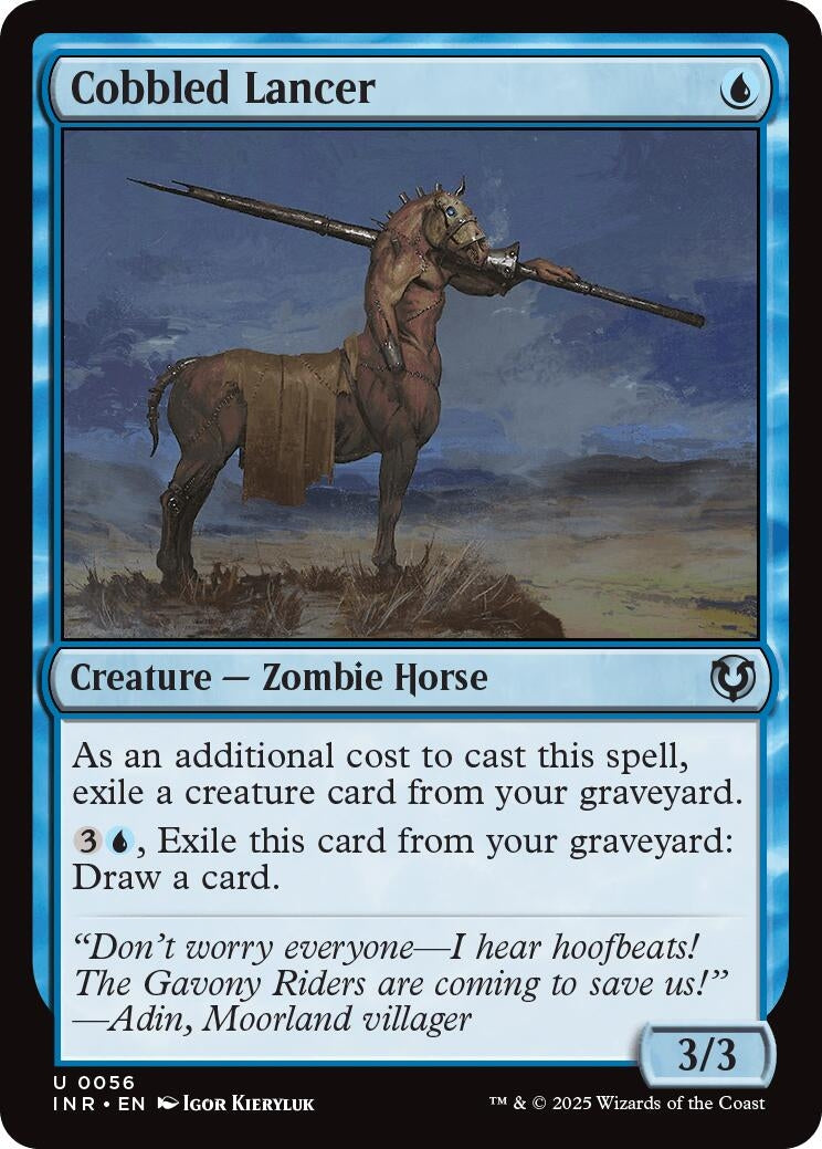 Image for Cobbled Lancer (56) (INR) - Magic: The Gathering