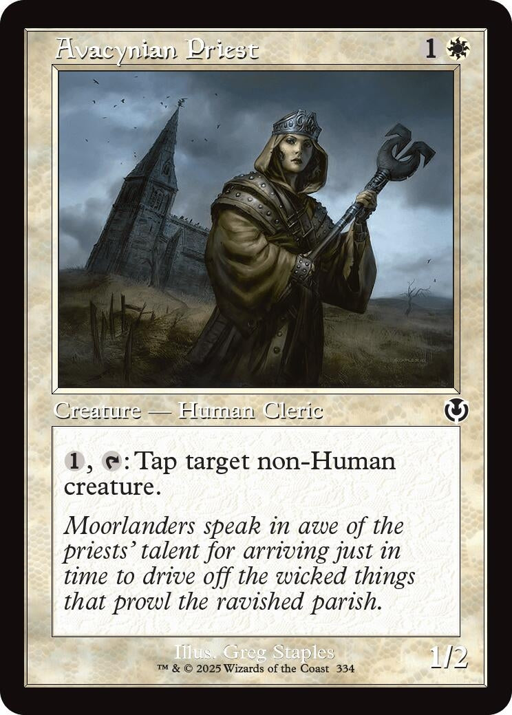 Image for Avacynian Priest (Retro Frame) (334) (INR) - Magic: The Gathering