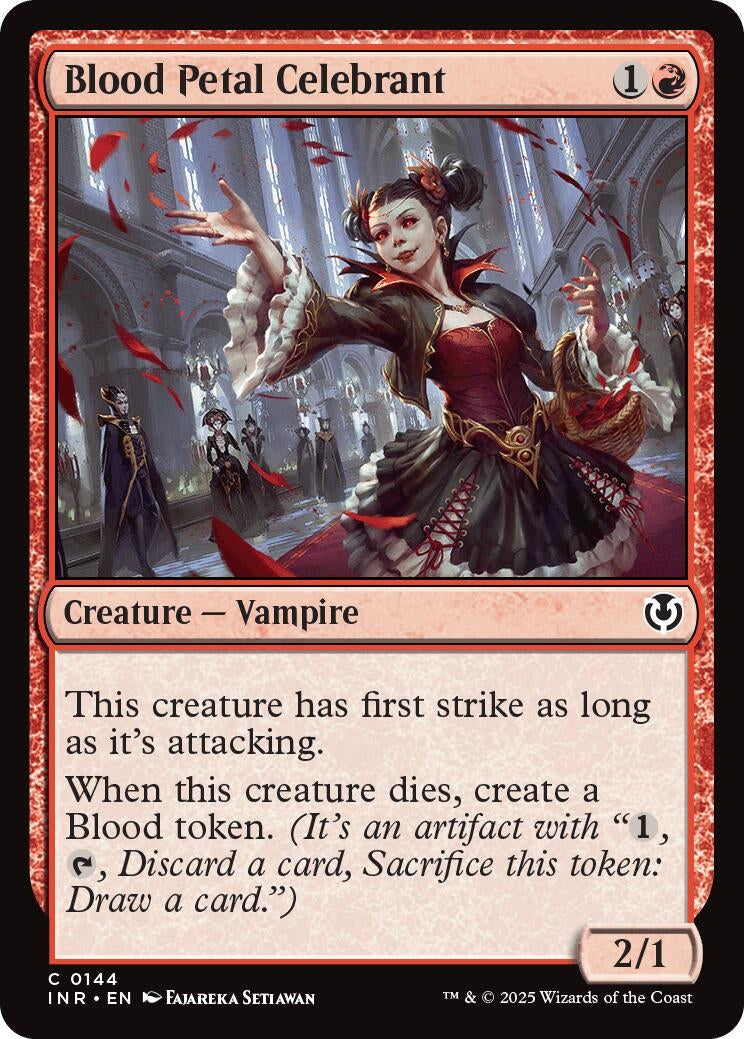 Image for Blood Petal Celebrant (144) (INR) - Magic: The Gathering