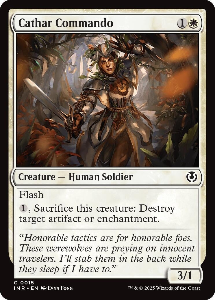 Image for Cathar Commando (15) (INR) - Magic: The Gathering