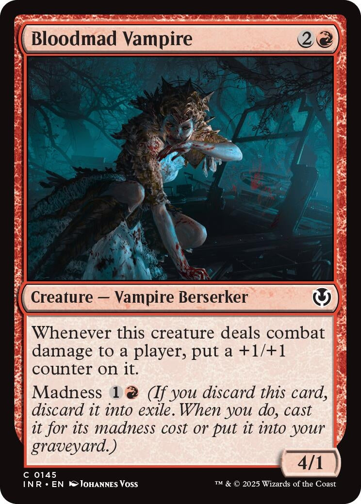 Image for Bloodmad Vampire (145) (INR) - Magic: The Gathering
