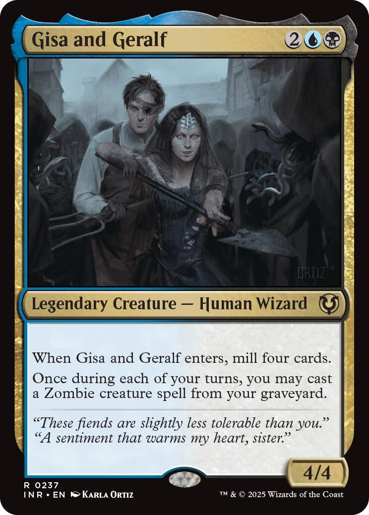 Image for Gisa and Geralf (237) (INR) - Magic: The Gathering