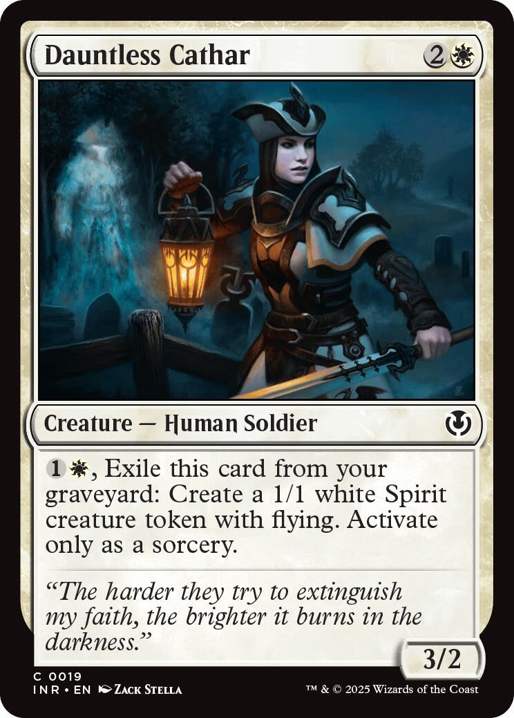 Image for Dauntless Cathar (19) (INR) - Magic: The Gathering