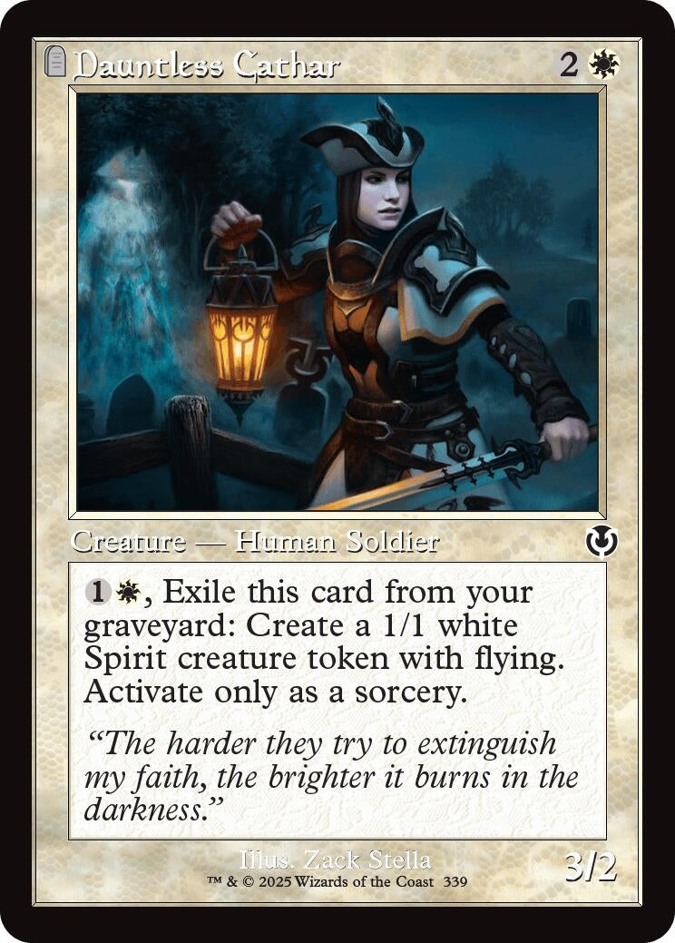 Image for Dauntless Cathar (Retro Frame) (339) (INR) - Magic: The Gathering