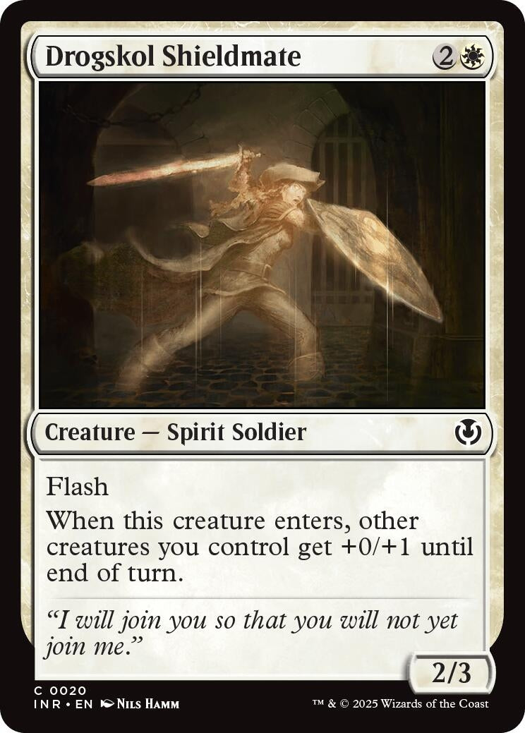 Image for Drogskol Shieldmate (20) (INR) - Magic: The Gathering