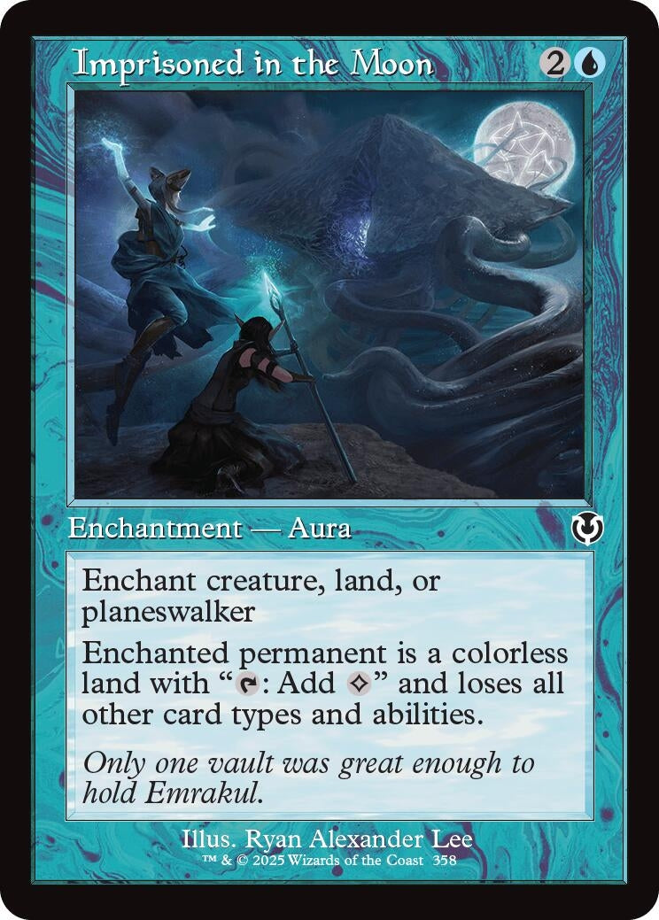 Image for Imprisoned in the Moon (Retro Frame) (358) (INR) - Magic: The Gathering