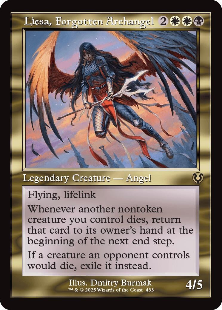 Image for Liesa, Forgotten Archangel (Retro Frame) (433) (INR) - Magic: The Gathering