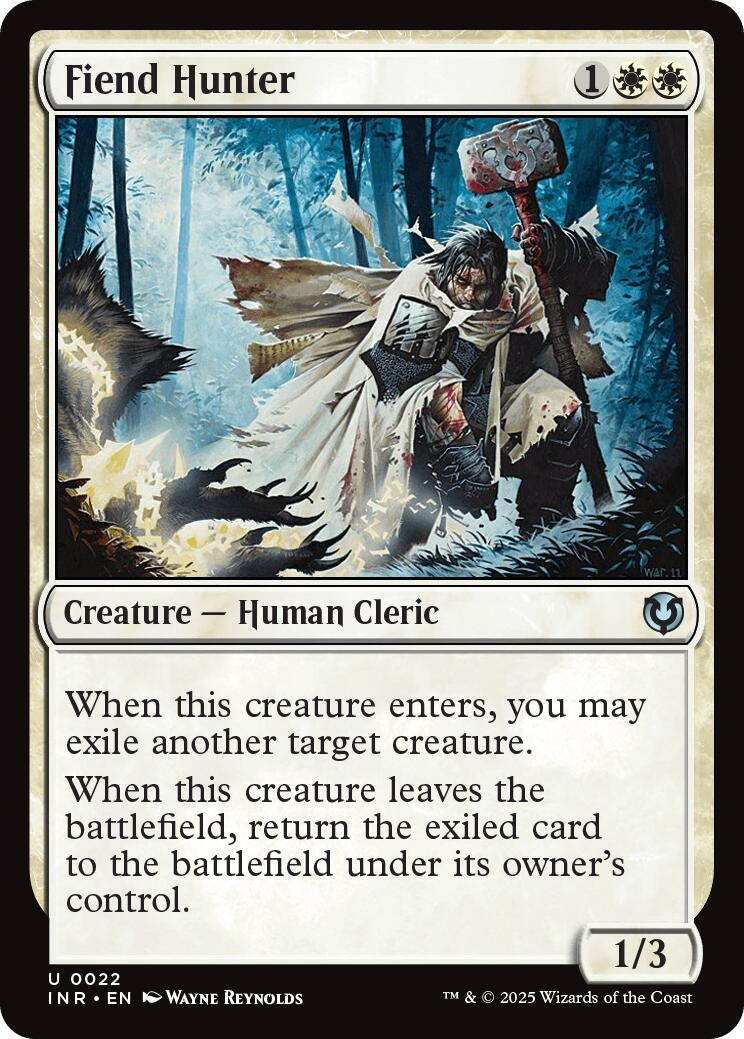 Image for Fiend Hunter (22) (INR) - Magic: The Gathering