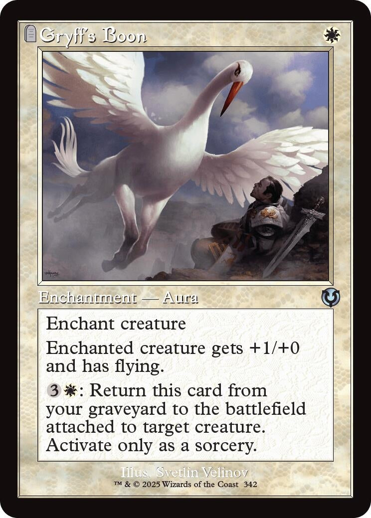 Image for Gryff's Boon (Retro Frame) (342) (INR) - Magic: The Gathering
