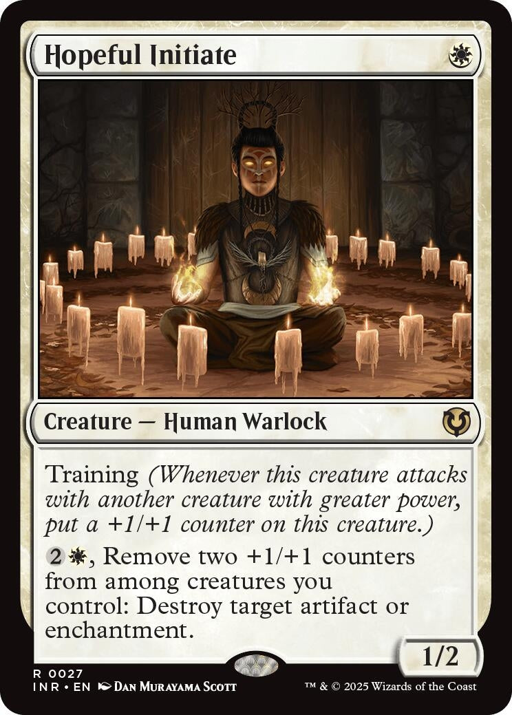 Image for Hopeful Initiate (27) (INR) - Magic: The Gathering