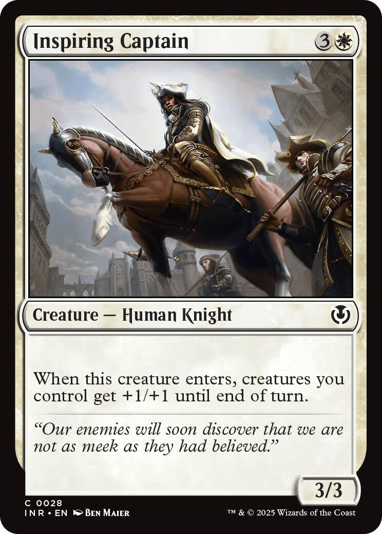 Image for Inspiring Captain (28) (INR) - Magic: The Gathering
