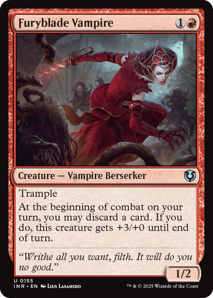 Image for Furyblade Vampire (155) (INR) - Magic: The Gathering