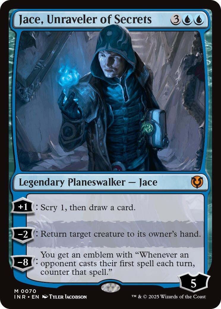 Image for Jace, Unraveler of Secrets (70) (INR) - Magic: The Gathering
