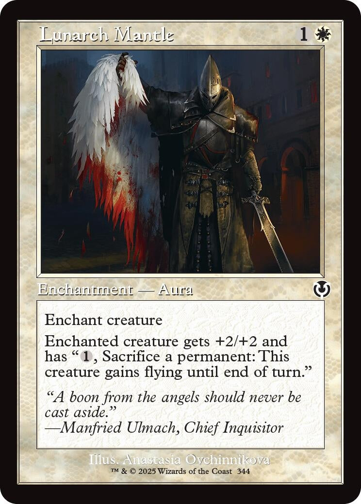 Image for Lunarch Mantle (Retro Frame) (344) (INR) - Magic: The Gathering
