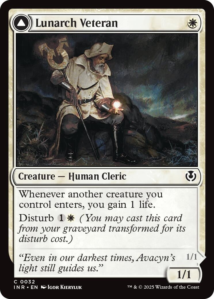 Image for Lunarch Veteran (32) (INR) - Magic: The Gathering
