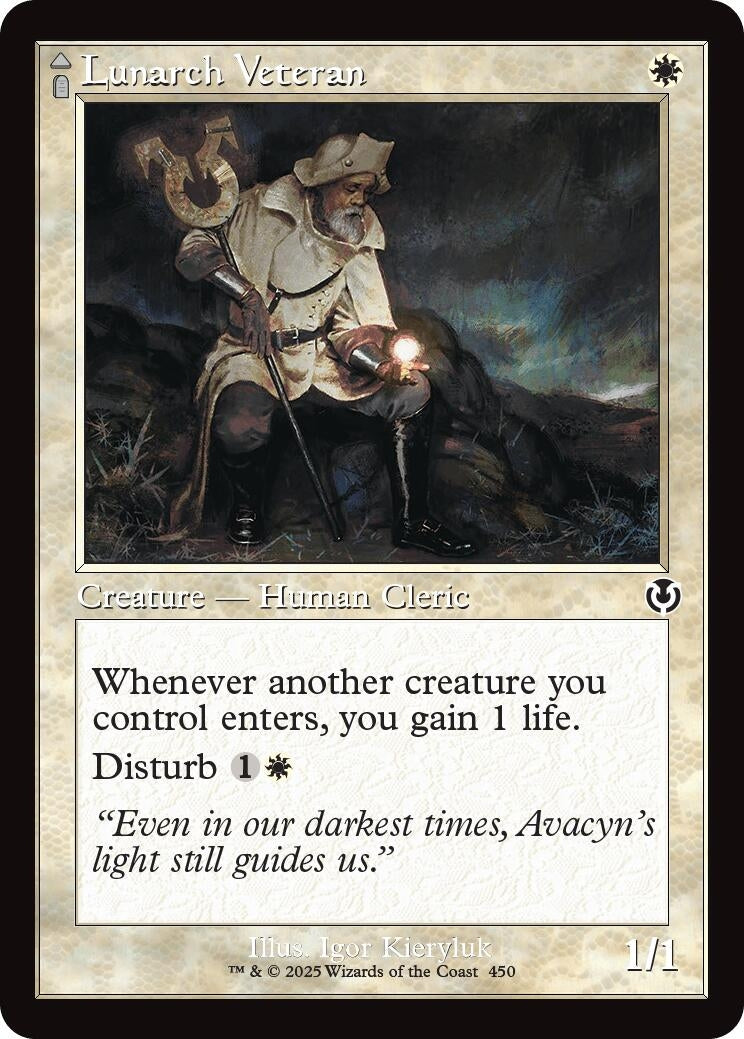 Image for Lunarch Veteran (Retro Frame) (450) (INR) - Magic: The Gathering